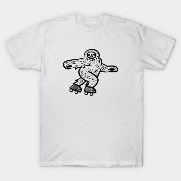 Sloth T-Shirt by Uglyblacksheep